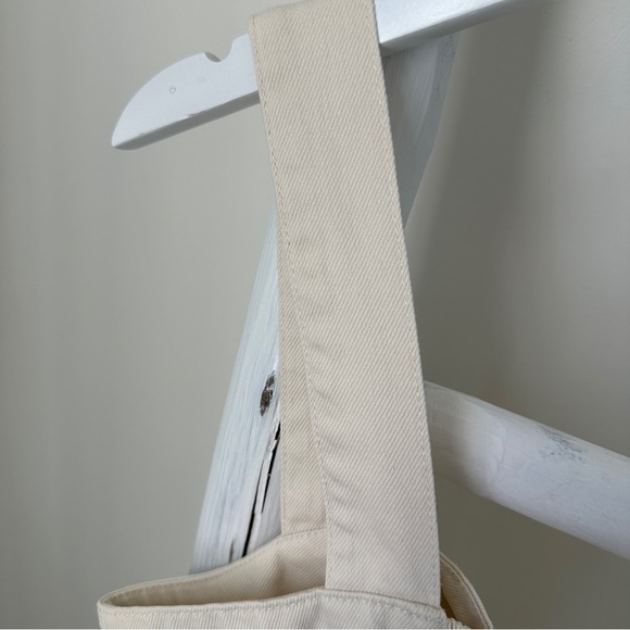 Habitual Cream Denim Sleeveless Buttoned Sundress Size Small - Picture 4 of 15